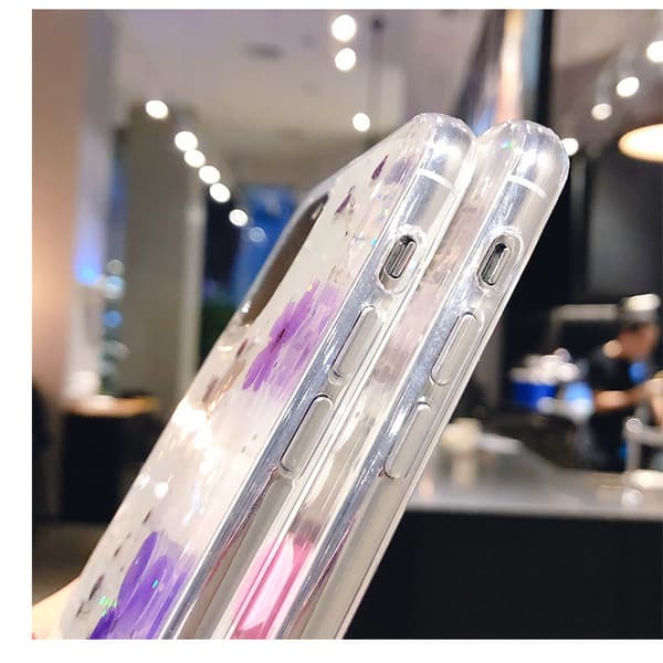 2 stk. passer til iPhone 11, limte tørkede blomster, udødelige blomster, Re