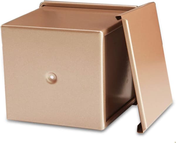 Bakformar, Non-Stick Water Cube Toast Mold Box med Slidin