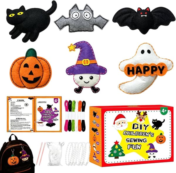 luovaa vapaa-aikaa söpöille Halloween-aavekoristeille -