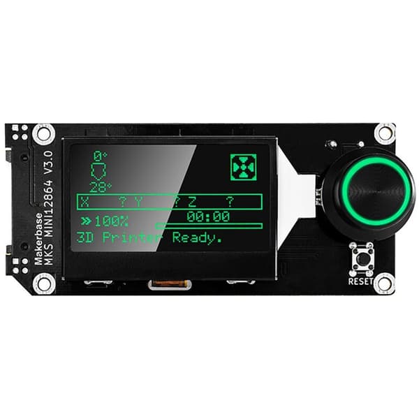 MKS Mini12864 V3 Indsæt SD-kort Side LCD Smart Display Skærm 3D-printerdele til MKS Nano V2/3 GenL Mini 12864