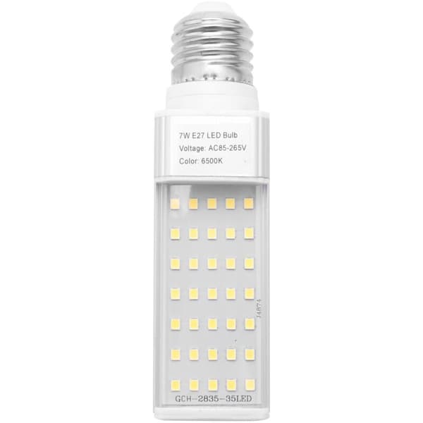 Aquarium White Plants Fish Pond 7W Grow Light LED Lamp Coral Fish Lamp E27