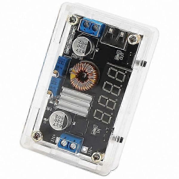 DC-DC strømforsyningsmodul 5V-36V til 1.25-32V spændingsregulatoromformer 3A stabilisator til elektronikprojekter blå blue
