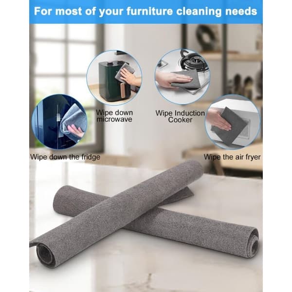 Magic Window Cleaning Cloth, Reusable Microfiber Cloths Without
