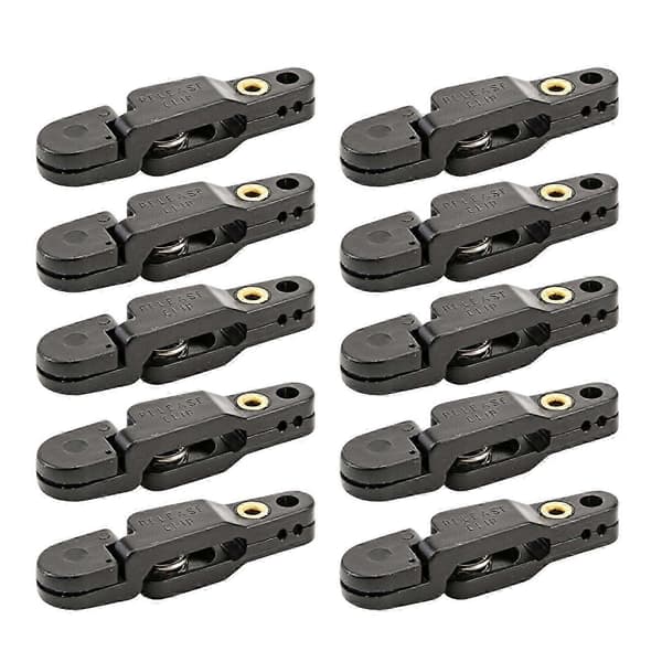 10x Offshore Fiske Planer Board/Release Clips Trolling Line Clamp Justerbar