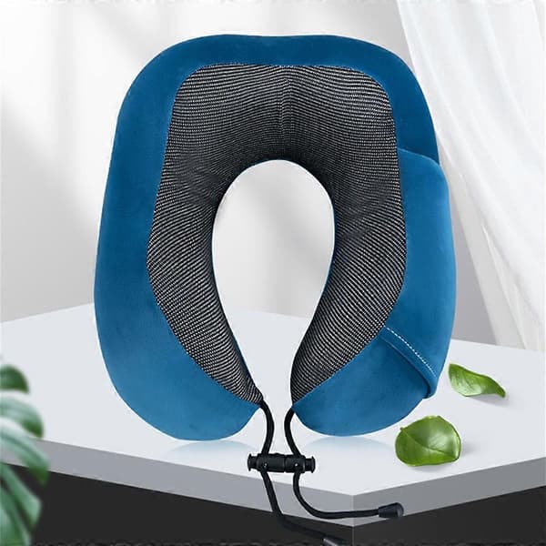 Memory Foam U-shaped Travel Pillow Neck Support Headrest Car Airplane Soft Pillow