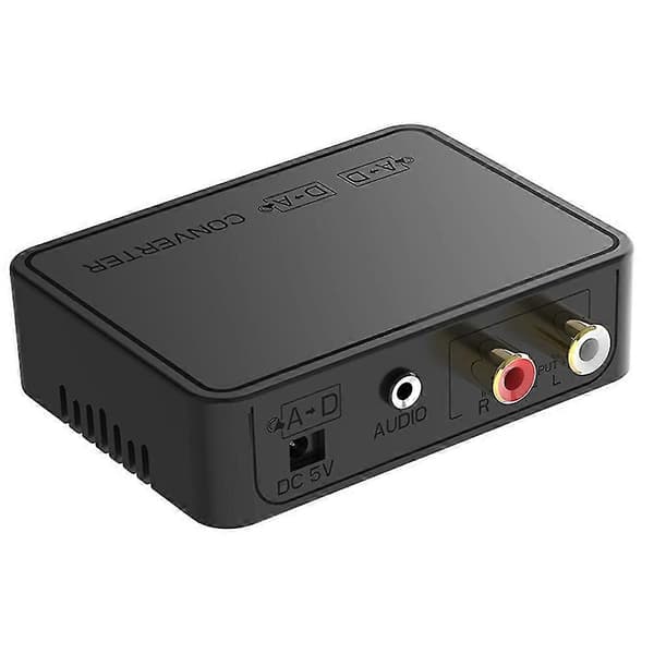 Digital koaksial lydkonverterer fiberoptisk TV til lyd Spdif til koaksial til 3.5 dobbel lotus digital