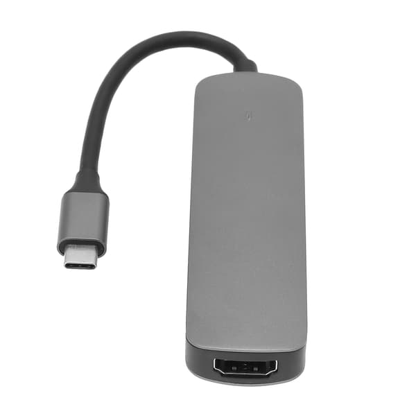 5-i-1 Hub Typ-C till High Definition Multimedia Interface USB Dockningsstation Omvandlaradapter