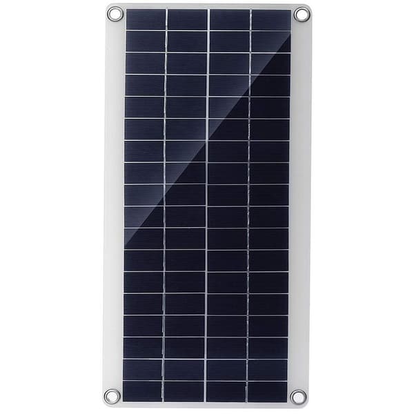 300W Bærbar Solcellepanel Dobbel 12/5V DC USB-lading Vanntett Nødlading Utendørs Batterilader for Bil