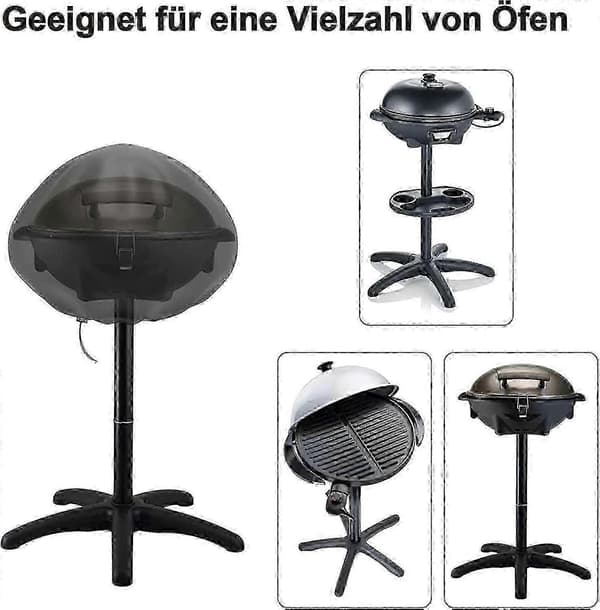 Vanntett 50x45cm beskyttelse for rund kullgrill [DB]