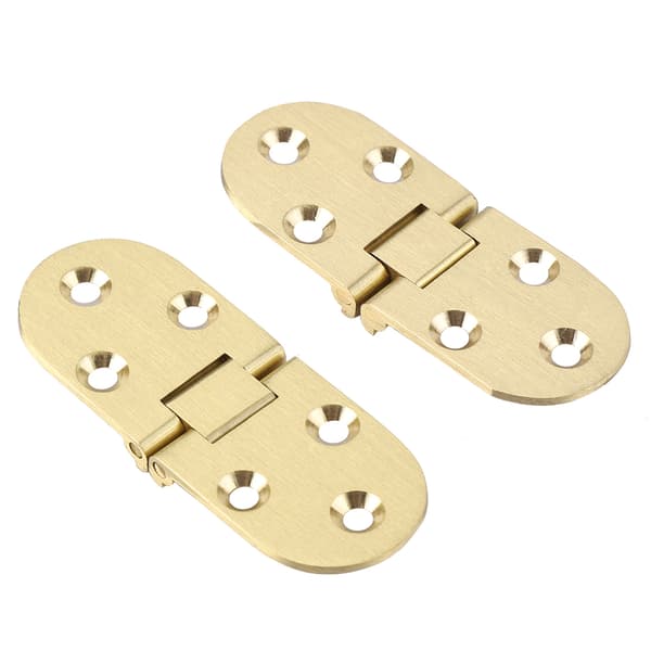 80*30mm Copper Metal Round Edge Sewing Machine Folding Table Furniture Folding Tray Hinge