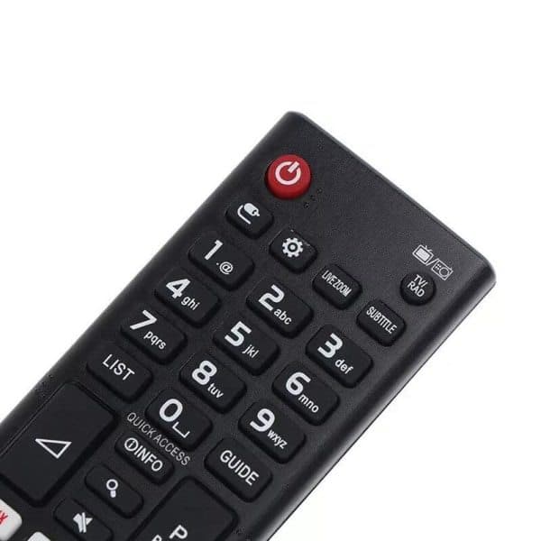 Universal Remote Control for LG TV AKB75095308 Black