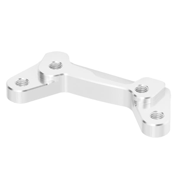Motorcycle Rear Brake Caliper Adapter Aluminum with Screws Replacement for Vespa GTS GTV300Silver