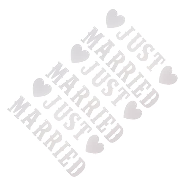 Newly Married Banners Multifunctional Easy to Use Cute Design Complete Tools Wedding Decorations Banners for Parties