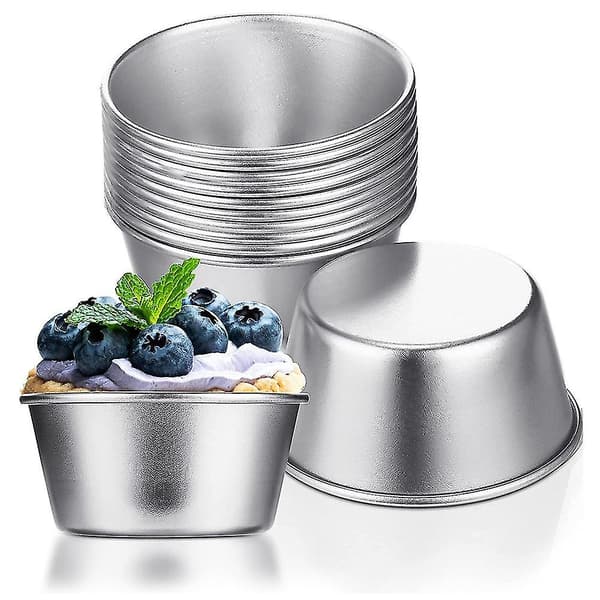 12 st individuelle forme buddingforme mini chokoladesmeltepander non-stick muffin kage