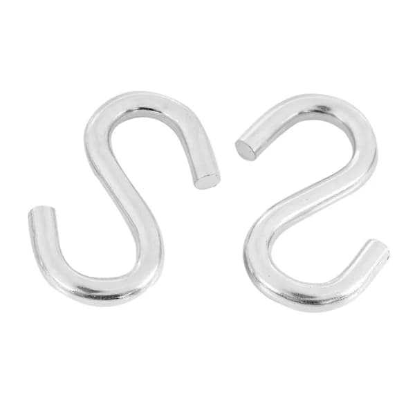 2 kpl raskaat S-muotoiset koukut riippumatto S-koukut työkalukoukut, 7,5 cm pitkät