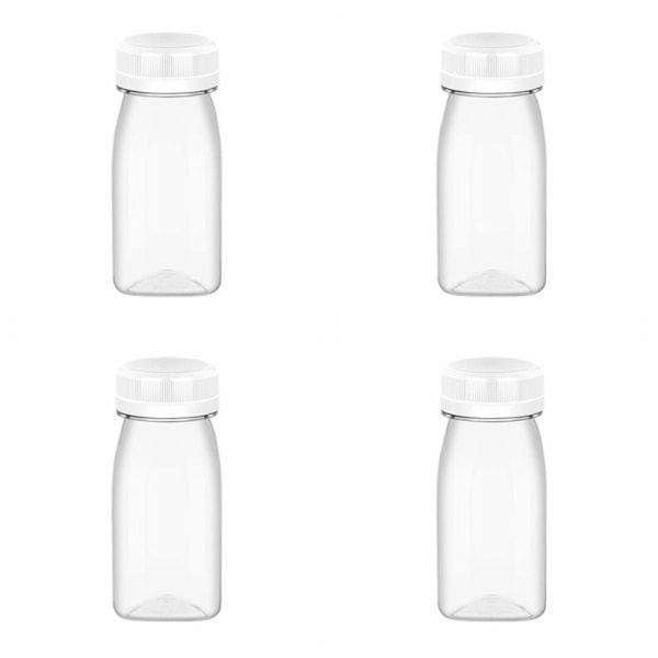 st Juiceflaskor Klara Dryckesbehållare VITT LOCK VITT LOCK White Lid White Lid
