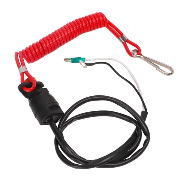 Outboard Motor Kill Switch ABS Waterproof Telescopic 75mm Marine Engine Flameout Switch for T30 T15