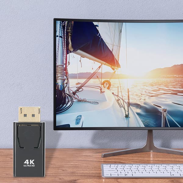2 stk 4Kx2K Displayport Han til HDMI Hun Adapter Konverter til HDTV PC Computer