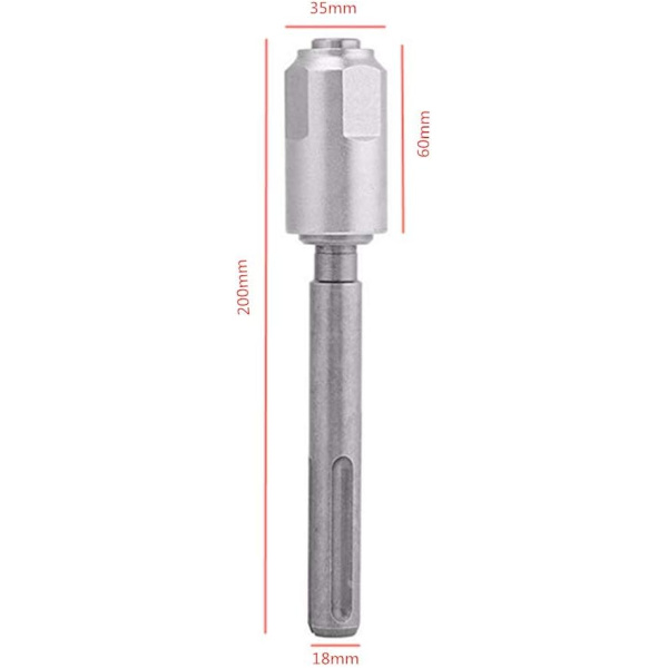 SDS Max til SDS Plus Adapter Chuck Boremaskine Hurtigværktøjsomformer Shan