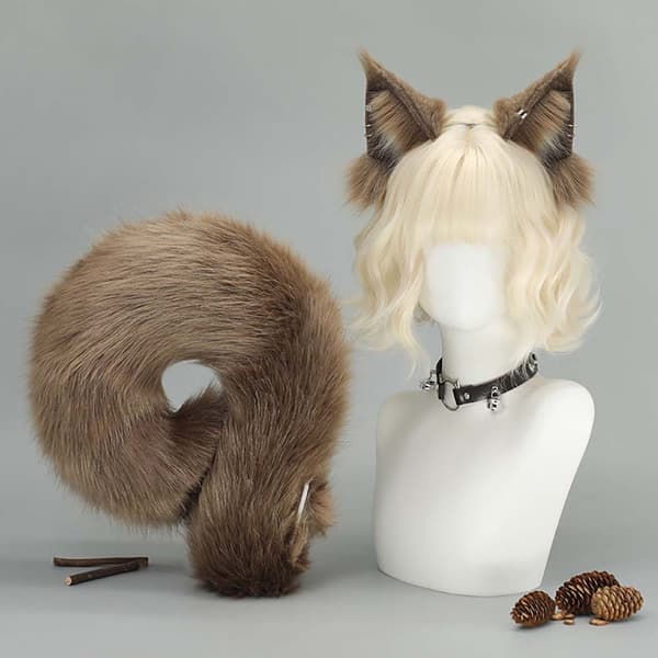 Cute Squirrel Chitty Ears Headband - Perfect for Halloween, Cosplay, and Parties