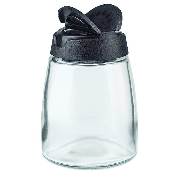 2-pak dobbelte krydderiglas - Sort - 150 ml