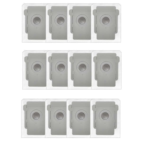 12 stk. støvsugerposer til IRobot Roomba Combo J9+ & Combo J7+/Plus fejemaskine [DB] Som vist As Shown