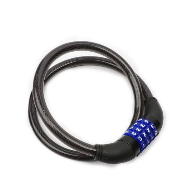 Black Combination Bike Lock, 0.8 Meter
