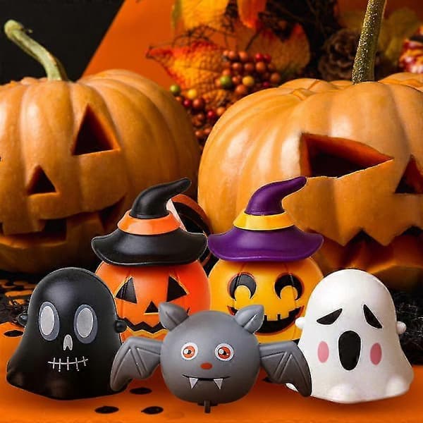 Halloween Legetøjsbil med Træk-tilbage-funktion, Sjov Interaktiv Gave til Børn