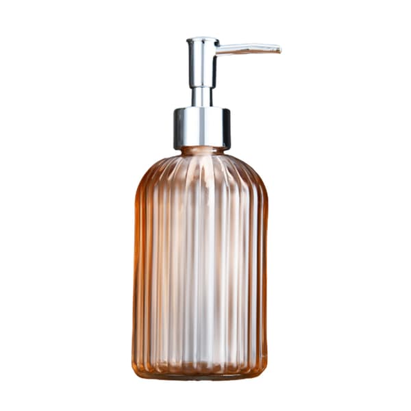 Glass Soap Dispenser with Pump, Refillable Soap Dispenser for Bathroom Kitchen Countertop, High-Quality Material Leak-Proof and Durable Liquid Container