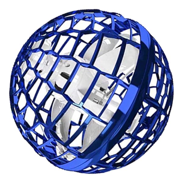 9.5cm Flying Spinner Interactive LED Light Fast Charging Rotating Flying Ball Toys For Outdoor
