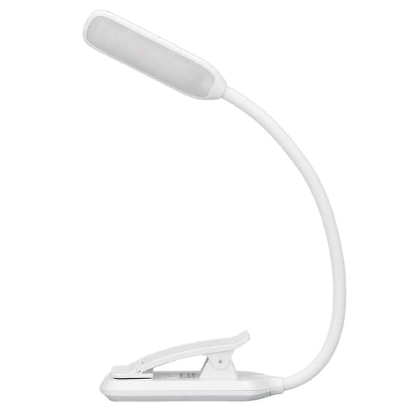 Mini foldbar tre-niveau USB LED-bordlampe med klemmedesign KLB