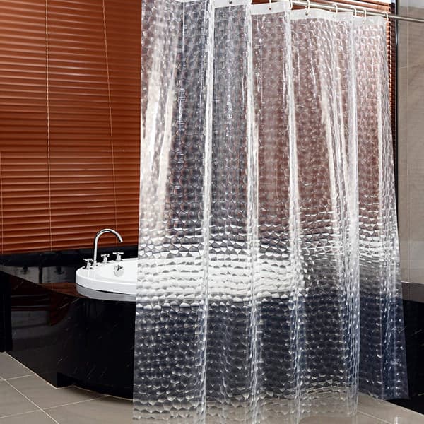 Baderomsdusjforheng, 3D Transparent Vannkube, Vanntett