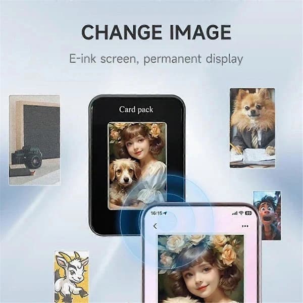 Skärmdump Telefonhållare Plånbok NFC DIY Bild Bläckhållare B