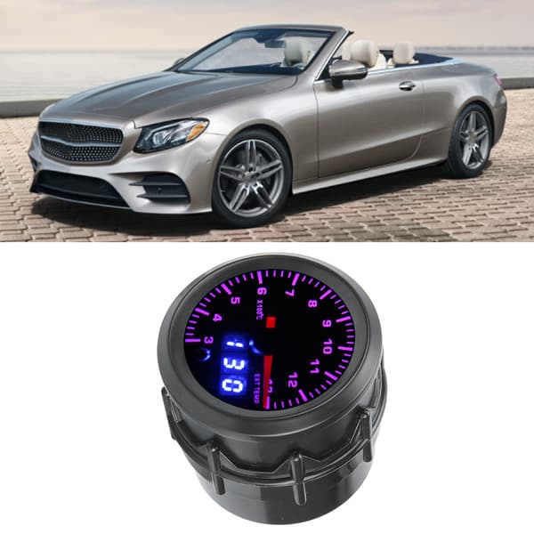 52mm/2.0in Auto Udstødningstemperaturmåler Digital Display Trinmotor