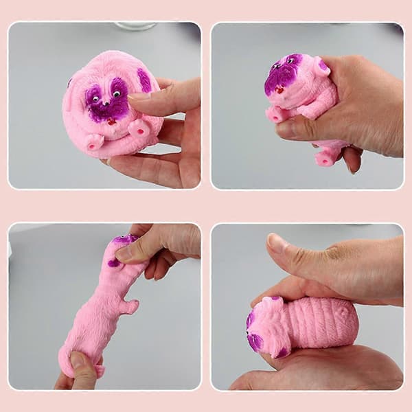 Sensorisk legetøj til børn Stressaflastning Mops Squishy Legetøj Rivefast Festrekvisitter