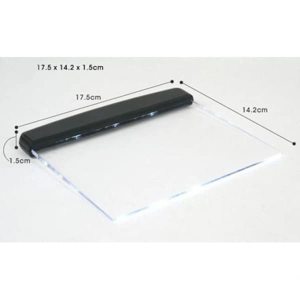 LED-boklampe i lommeformat, LED-leselampe med avtakbar sideklemme