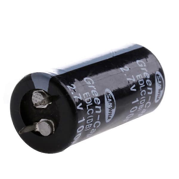 2 stk. Superkondensator 2,7V 100F Ultrakondensator Farad Ny