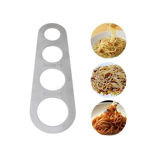 Spaghettimål i rustfritt stål, kjøkkenredskap for porsjonering av pasta