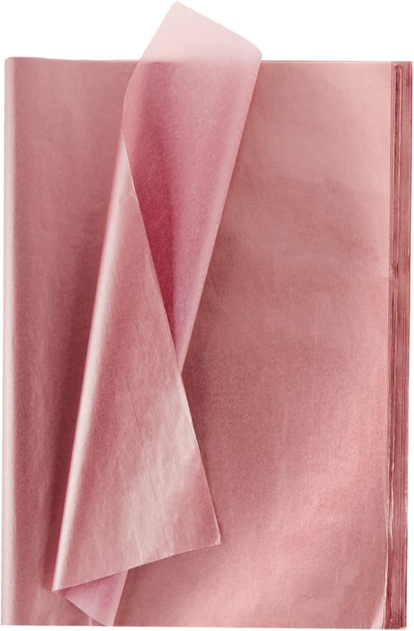 Roséguld silkespapper i bulk 100 ark cirka 17 g silkespapper