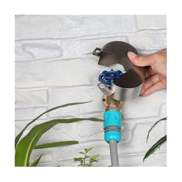 Outdoor Faucet Lock System - Check Valve Lock - Prevent Water Theft With Protection And Combination Lock, Stop Unauthorized Use