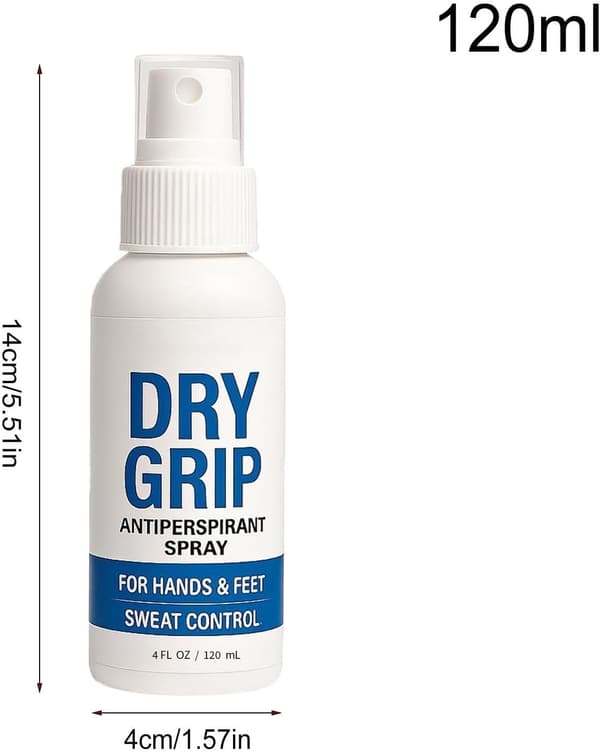 Antitranspirant-spray til fødderne, mod sved 120 ml - 120 Ml