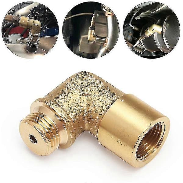 Upgraded M18 x 1.5 O2 Oxygen Sensor Extender Spacer 90 Degree 02 Thread Extension