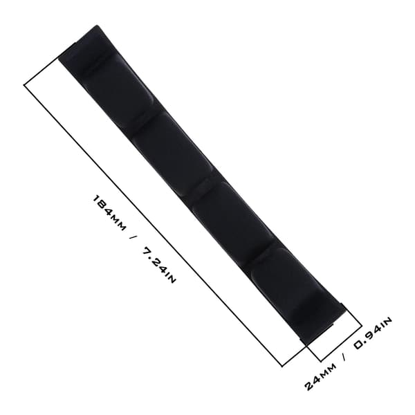Hovedbåndsovertræk til hovedtelefoner 184x24mm til Sennheiser, sort