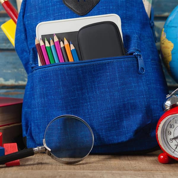 Hard Travel Case for Headphones, Protective Zippered Storage Bag for Electronics