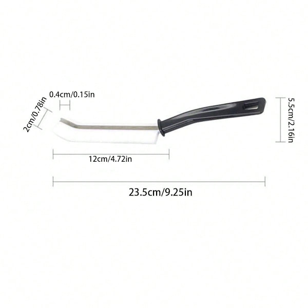 Multifunctional Grout Brush / Gap Brush Black
