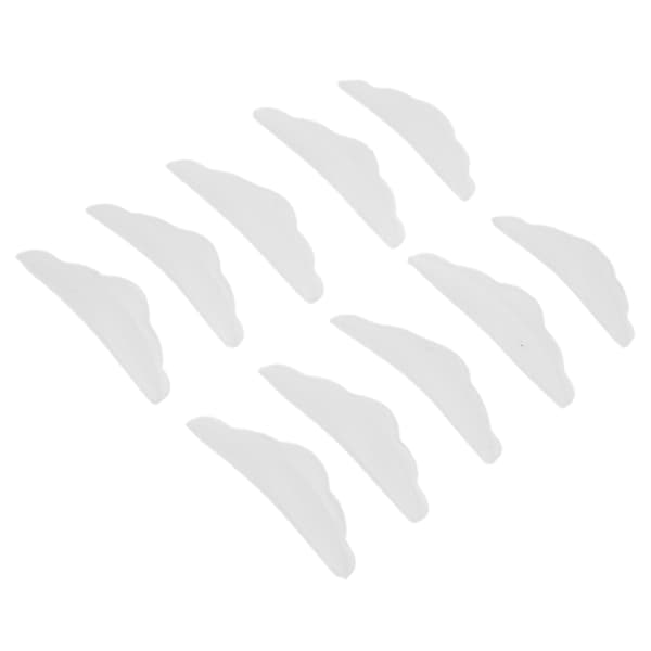 5 Pairs Eyelash Perm Pad Silicone Reusable Lash Lift Pad Set Makeup Tool White