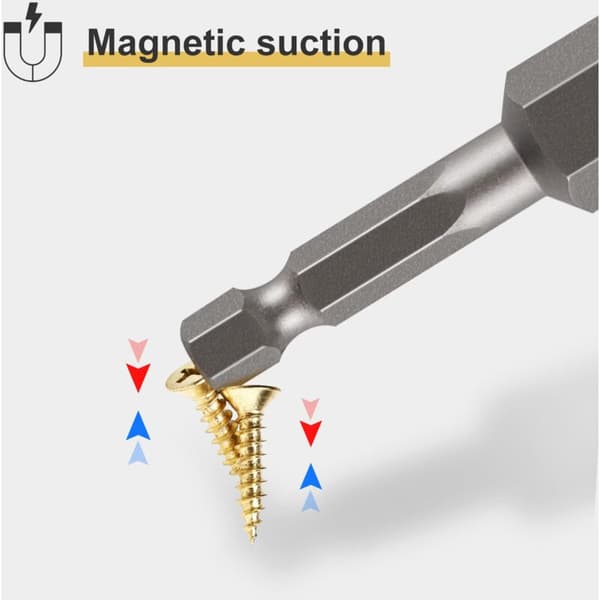 10 pcs 100mm 1.5-12mm Large Hex Socket Bits S2 Steel Hexagon Screwdriver Bits 1/4 Drill