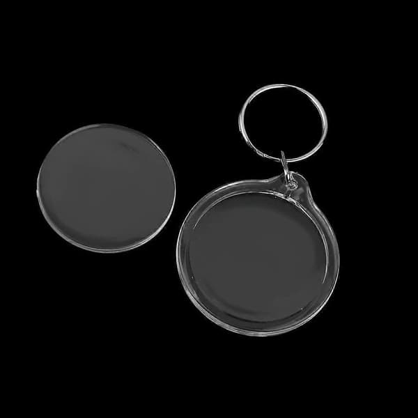 Acrylic Photo Snap-in Keychains 10pcs