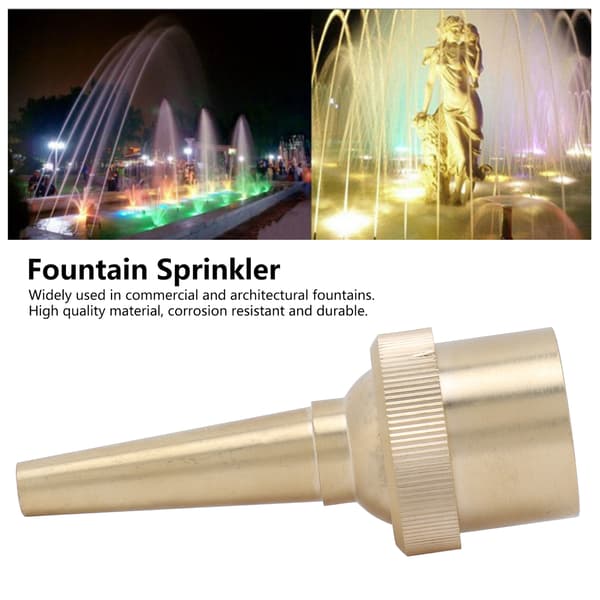 Justerbar messing springvandsdyse til landskabspleje - G1/2 20mm