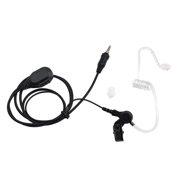 Ørepropphodetelefoner PTT for Yaesu Vertex Vx-127 Vx-170 Vx-7r Ft-270 Ft-277r